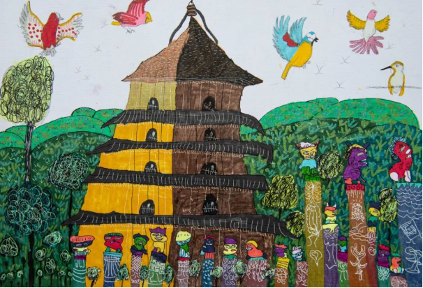 线上展览|2022陕西省群众文化节暨"花朵"——陕西省少儿美术展(第11期